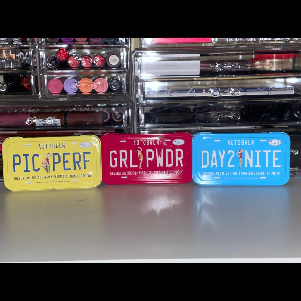 Limited Edition Autobalm palettes from the balm cosmetics ❤️